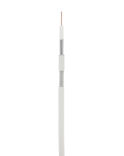 RG-6 CCS, In, PVC (EC-C2-32123A-WT-1). Кабель коаксиальный омедненный. NETLAN в Первоуральске