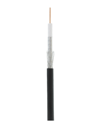 RG-6 CCS, Out, PE (EC-C2-32123B-BK-3). Кабель коаксиальный омедненный. NETLAN в Первоуральске