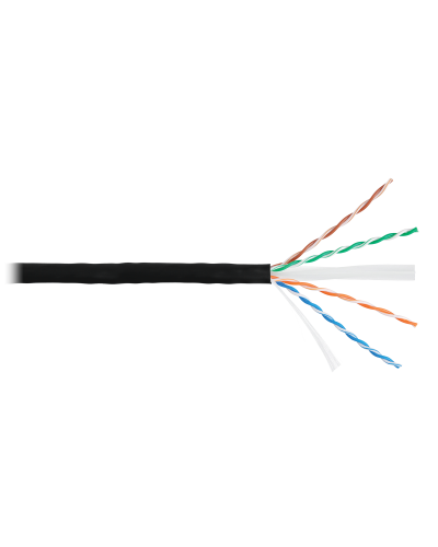 U/UTP 4pair, Cat6a, Solid, In/Out, нг(А)-HF (NMC 4155C-BK). Кабель «витая пара» (LAN) для структурированных систем связи. NIKOMAX в Первоуральске