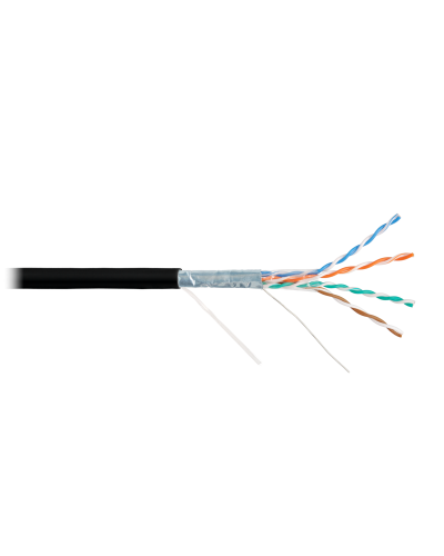 F/UTP 4pair, Cat5e, Solid, In/Out, нг(А)-HF (NMC 9200C-BK). Кабель «витая пара» (LAN) для структурированных систем связи. NIKOMAX в Первоуральске