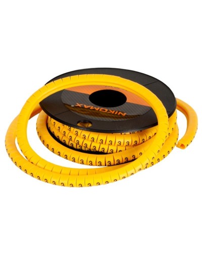 NMC-CMR-3-YL-500 (500шт). Маркер кабельный. NIKOMAX в Первоуральске