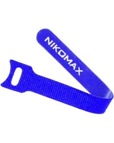 NMC-CTV150-12-SB-BL-10 (10шт). Стяжка-липучка с мягкой пряжкой. NIKOMAX в Первоуральске