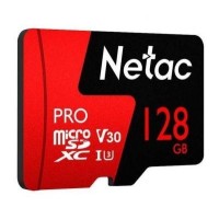 NT02P500PRO-128G-S. Карта памяти microSDXC, 128 ГБ, Class 10. Netac
