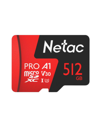 NT02P500PRO-512G-R. Карта памяти microSDXC, 512 ГБ, Class 10. Netac в Первоуральске