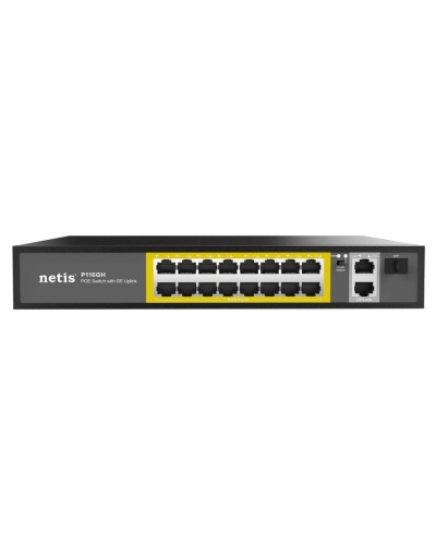 Netis P116GH. Коммутатор сетевой PoE неуправляемый. Netis в Первоуральске
