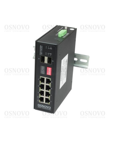 SW-80802/I(Port 90W, 300W). Коммутатор с PoE. OSNOVO в Первоуральске