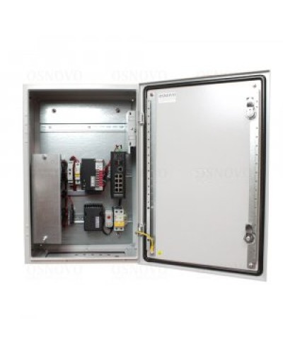 OS-46TB1(SW-80802/ILS(port 90W)). Уличная станция с термостабилизацией и резервным питанием. OSNOVO в Первоуральске