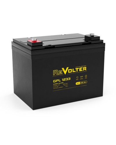 Revolter GPL 1233. Аккумулятор автомобильный герметичный свинцово-кислотный. Revolter в Первоуральске