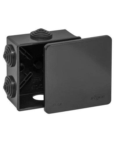 Коробка TYCO ОП 85х85х40мм УХЛ1 IP54 черный (67040Ч). Коробка распределительная. RuVinil в Первоуральске