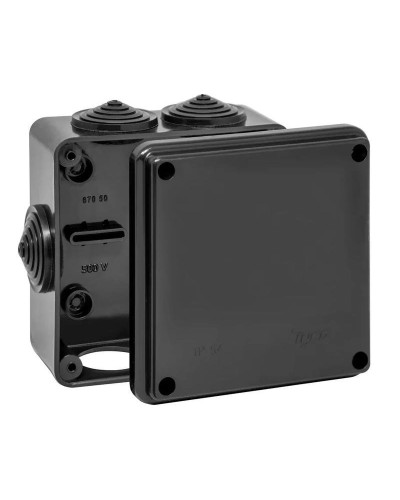 Коробка TYCO ОП 100х100х50мм УХЛ1 IP54 черный (67050Ч). Коробка распределительная. RuVinil в Первоуральске