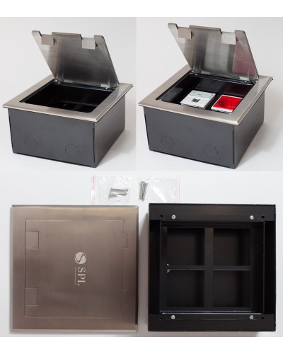 Люк на 4 поста (45х45), из нержавеющей стали, с коробкой, IP40 (300014). Люк. SPL в Первоуральске