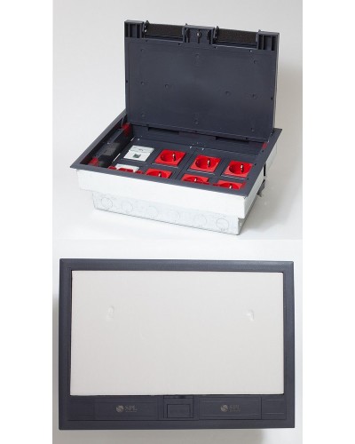 Люк на 8 постов (45х45), металл/пластик, с металлической коробкой, IP40 (300009). Люк. SPL в Первоуральске