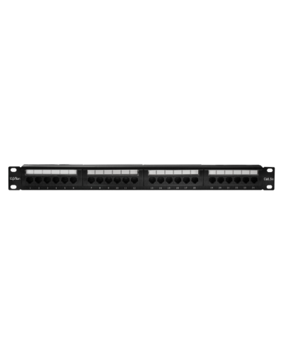Патч-панель 19", 24хRJ-45, UTP, Cat.5e, 1U (10-0403): Патч-панель 19'' в Первоуральске