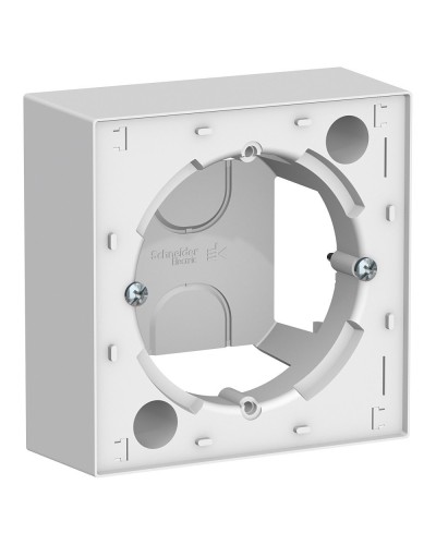 AtlasDesign коробка для наружного монтажа, белая (ATN000100). Коробка для наружного монтажа. Systeme Electric в Первоуральске