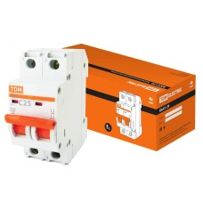 ВА47-29 2Р 25А 4,5кА х-ка С (SQ0206-0095). Автоматический выключатель. TDM ЕLECTRIC