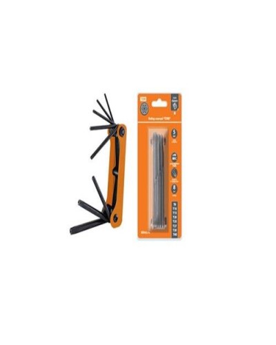 Набор ключей TORX раскладной 8шт.: T9-T40, углеродистая сталь Гранит TDM (SQ1020-0211). Набор ключей. TDM ЕLECTRIC в Первоуральске