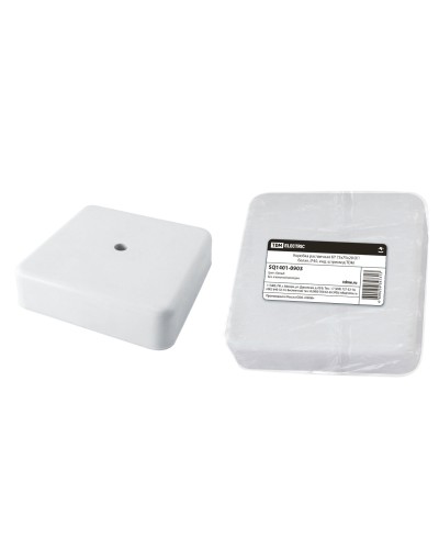 Коробка КР 75х75х20 ОП белая, IP40 (SQ1401-0903). Распаячная коробка. TDM ЕLECTRIC в Первоуральске