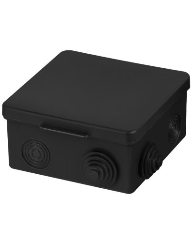 Распаячная коробка ОП 100х100х55мм, крышка, IP54, 8вх., черная TDM (SQ1401-0913). Распаячная коробка ОП. TDM ЕLECTRIC в Первоуральске