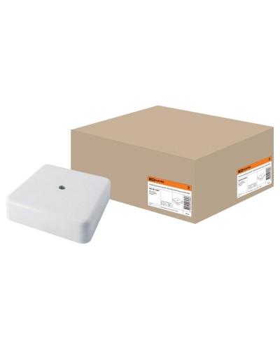 Коробка КР 100х100х29 ОП белая, IP40 (SQ1401-0207). Распаячная коробка. TDM ЕLECTRIC в Первоуральске