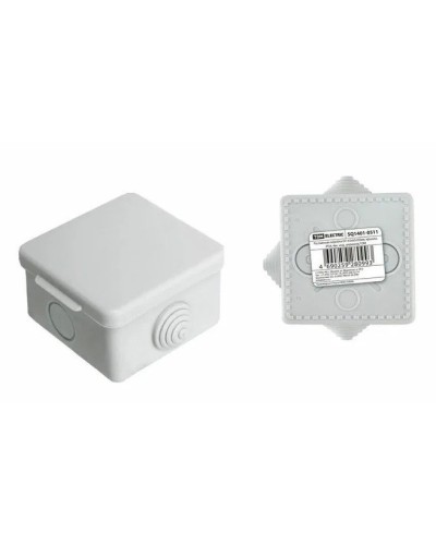 Коробка ОП 65х65х50мм, крышка,  IP54, 4вх. (SQ1401-0111). Распаячная коробка. TDM ЕLECTRIC в Первоуральске