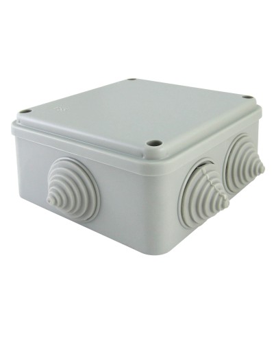 Коробка ОП 100х100х50мм, крышка на винтах, IP55, 6 вх. (SQ1401-1234). Распаячная коробка. TDM ЕLECTRIC в Первоуральске