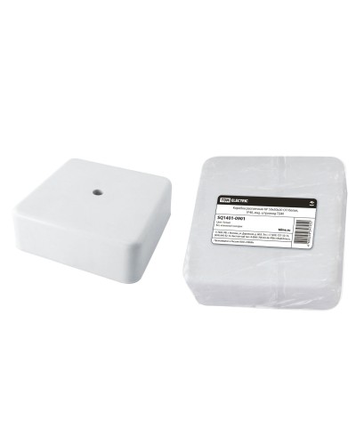 Коробка КР 50х50х20 ОП белая, IP40 (SQ1401-0901). Распаячная коробка. TDM ЕLECTRIC в Первоуральске