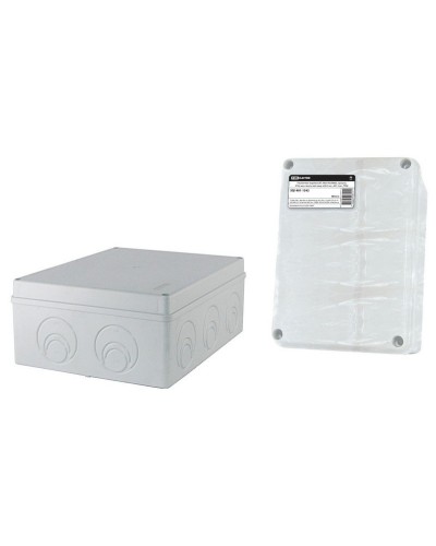 Коробка ОП 240х195х90мм, крышка, IP55, кабельные вводы d28-3шт, d37-2шт (SQ1401-1272). Распаячная коробка. TDM ЕLECTRIC в Первоуральске