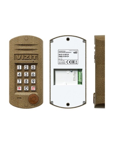БВД-315FCP. Блок вызова домофона. VIZIT в Первоуральске