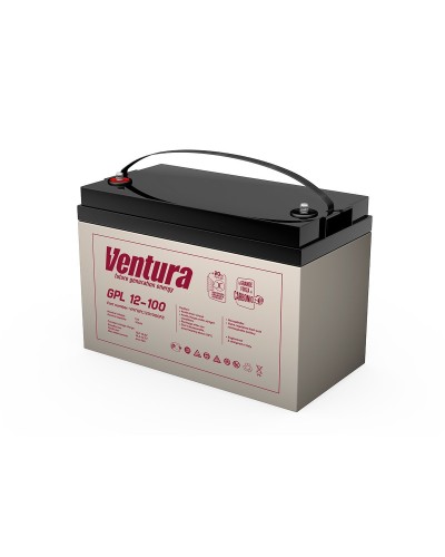 Ventura GPL 12-100. Аккумулятор герметичный свинцово-кислотный. Ventura в Первоуральске