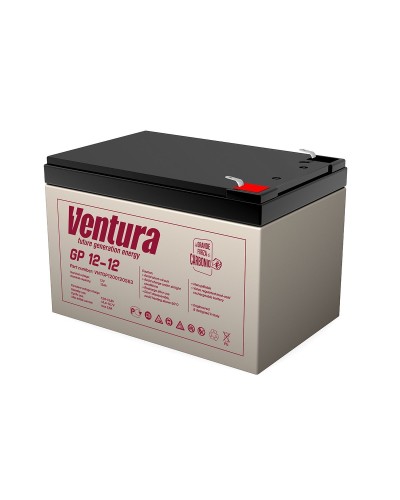 Ventura GP 12-12. Аккумулятор герметичный свинцово-кислотный. Ventura в Первоуральске