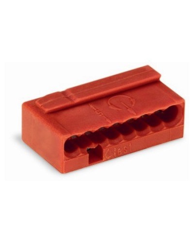 WAGO 243-808 Клемма MICRO 8-проводная красная. Клемма для распределительных коробок. WAGO в Первоуральске