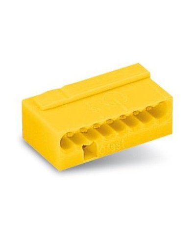 WAGO 243-508 Клемма MICRO 8-проводная желтая. Клемма для распределительных коробок. WAGO в Первоуральске