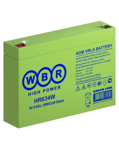 WBR HR634W. Аккумулятор герметичный свинцово-кислотный. WBR в Первоуральске