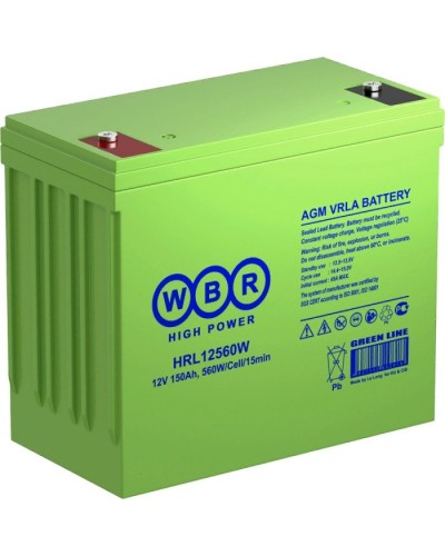 WBR HRL12560W. Аккумулятор герметичный свинцово-кислотный. WBR в Первоуральске