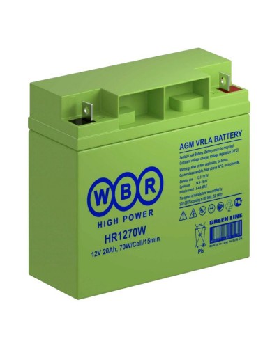 WBR HR1270W. Аккумулятор герметичный свинцово-кислотный. WBR в Первоуральске