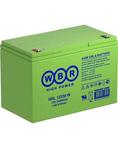 WBR HRL12330W. Аккумулятор герметичный свинцово-кислотный. WBR в Первоуральске