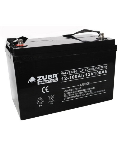 ZUBR MARINE GEL NPG 12-100 (12V, 100Ah). Аккумулятор герметичный свинцово-кислотный. ZUBR в Первоуральске