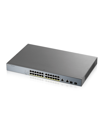 GS1350-26HP-EU0101F. L2 коммутатор PoE+ для IP-видеокамер rack 19. ZYXEL в Первоуральске