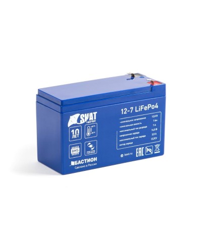 Skat i-Battery 12-7 LiFePo4 (645). Li-Ion аккумулятор. Бастион в Первоуральске