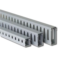 Короб перфорированный, серый RL75 15x60 (00676RL): Короб перфорированный