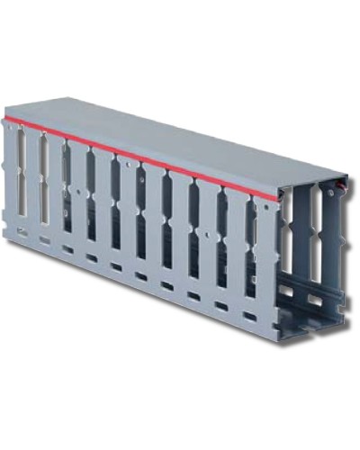 Короб перфорированный 80x40 RL12 (00163RL) серый: Короб перфорированный с крышкой в Первоуральске