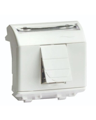 Розетка RJ-45 Brava 2 модуля слоновая кость (75450S): Розетка компьютерная с двумя разъёмами в Первоуральске
