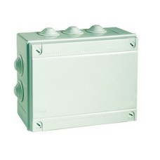 Коробка ответвительная с кабельными вводами IP55, 240х190х90 (54201). Коробка ответвительная с кабельными вводами 2х40 мм + 6х32 мм. ДКС