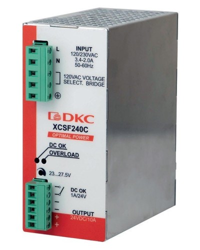 Источник питания однофазный, 240Вт, 5А, 48В (XCSF240DP). Источник питания OPTIMAL POWER однофазный, с ORing диодом. ДКС в Первоуральске