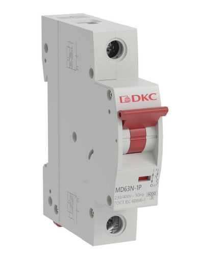 YON max MD63N 1P 10А 6кА C (MD63N-1PC10). Автоматический выключатель. ДКС в Первоуральске