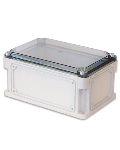 Корпус RAM box 400х200х146, высота крышки 21 мм, IP67 (542211). Корпус с фланцами и прозрачной крышкой, без монтажной платы. ДКС в Первоуральске