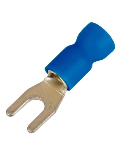 Наконечник вилочный НВИ 1,5-2,5 М3,5 (D3,7мм) (100 шт) (2B135P-EE-PVC). Наконечник вилочный с изолированным фланцем ПВХ. ДКС в Первоуральске