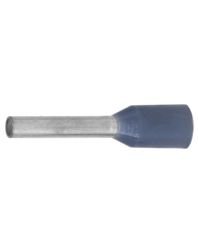 Наконечник-гильза НШВИ 0.75-12, серый (100 шт) (IF0.75-12GR). Наконечник-гильза с изолированным фланцем. ДКС в Первоуральске