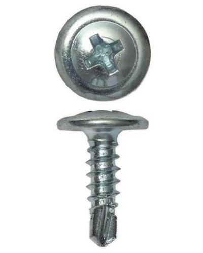 Саморез с пресс-шайбой 4.2х16 со сверлом (200 шт) (CM274016). Саморез с пресс-шайбой. ДКС в Первоуральске