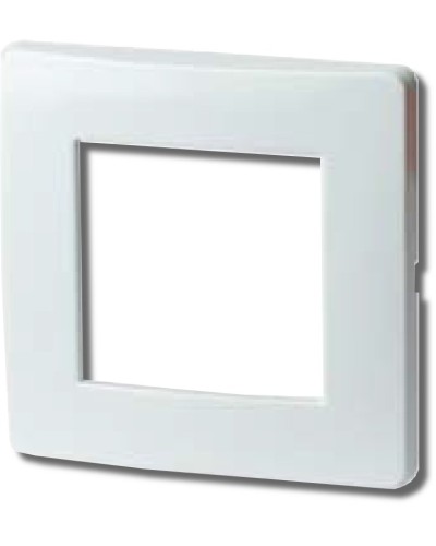 Рамка на 2 модуля (одноместная), белая (75010W): Рамка одноместная, Brava в Первоуральске